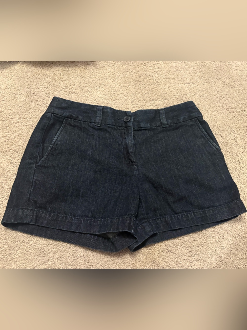 LOFT Dark Indigo Denim Shorts